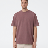 Plain - T-shirt - Muted Red - Relaxed