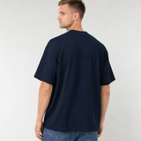 Block - T-shirt - Navy - Oversized