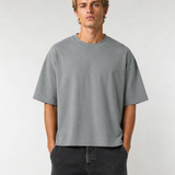 Block - T-shirt - Slate Grey - Oversized